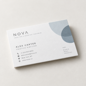 250gsm artcard single side visiting card